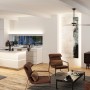 Wohnraum mit Paulmann MaxLED COB LED-Streifen als Küchenbeleuchtung.