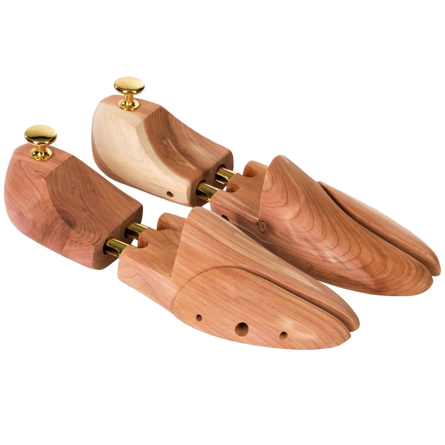 Tectake 1 Paar Schuhspanner Aus Zedernholz Für Damen Und Herrenschuhe 28 X 9 X 8 Cm Braun