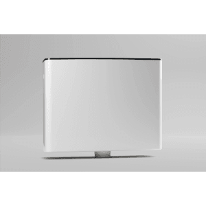 Siamp Spülkasten Tosca, Aufputzspülkasten mit 2-Mengen-Technik, weiß und anthrazit.