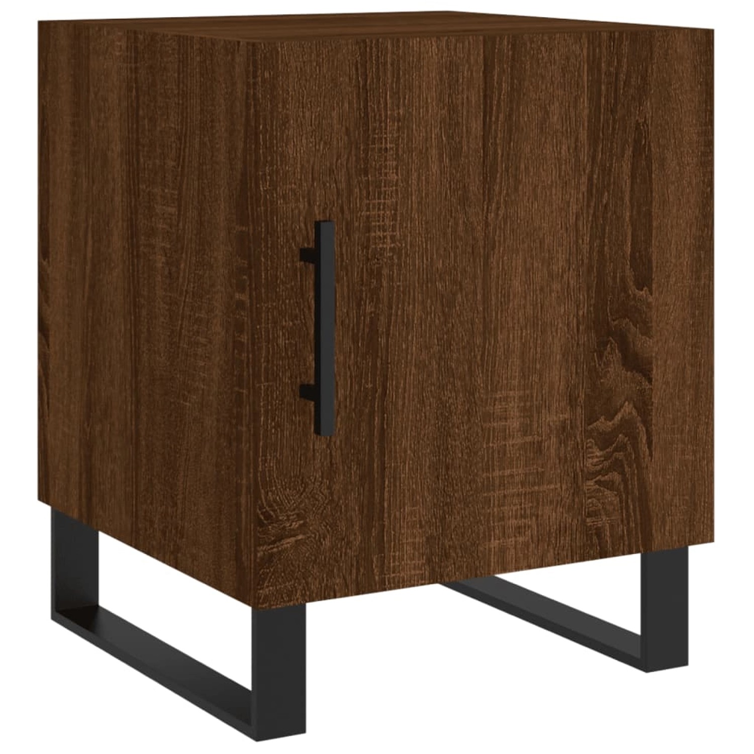 vidaXL Nachttisch Braun Eichen-Optik 40x40x50 cm Holzwerkstoff Modell 1 günstig online kaufen