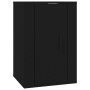 Schwarzer VidaXL TV-Wandschrank, 40x34,5x60 cm, mit Tür und Griff. Kategorie: Wohnwände.