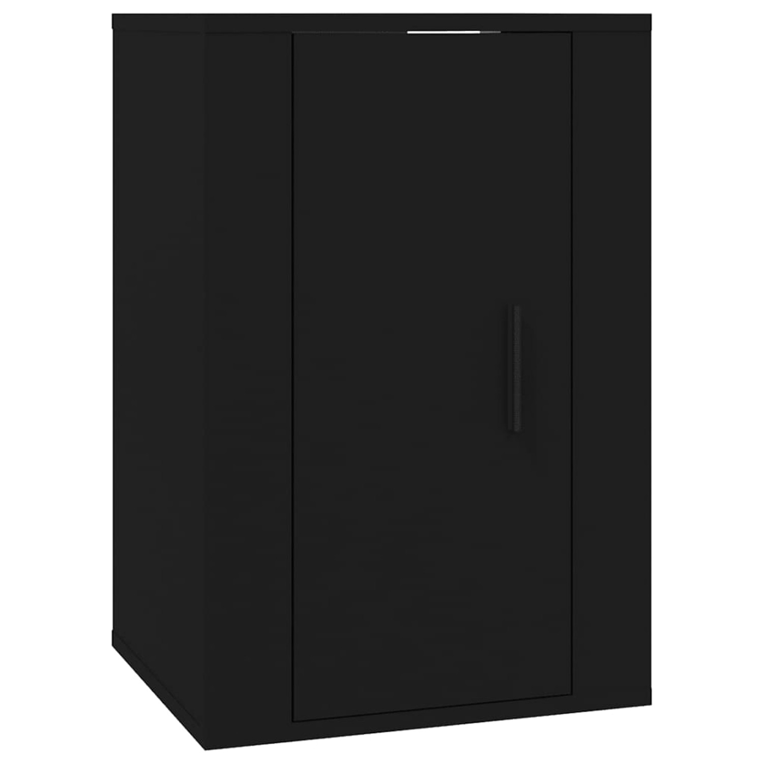 Vidaxl Tv-wandschrank Schwarz 40x34,5x60 Cm günstig online kaufen