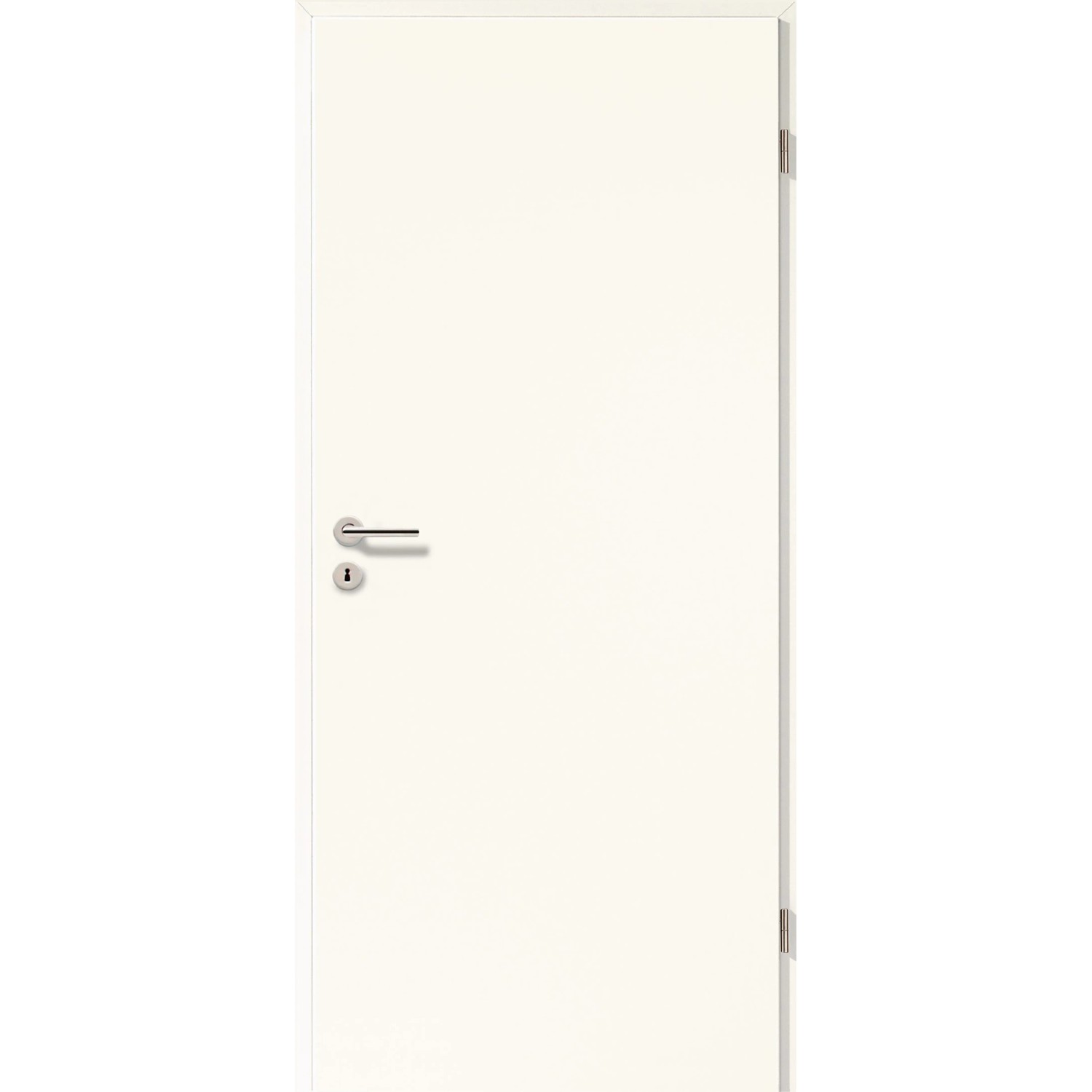 Zimmertür CPL Weiß ähnl. RAL 9010 (GL223) 61 cm x 211 cm Anschlag R