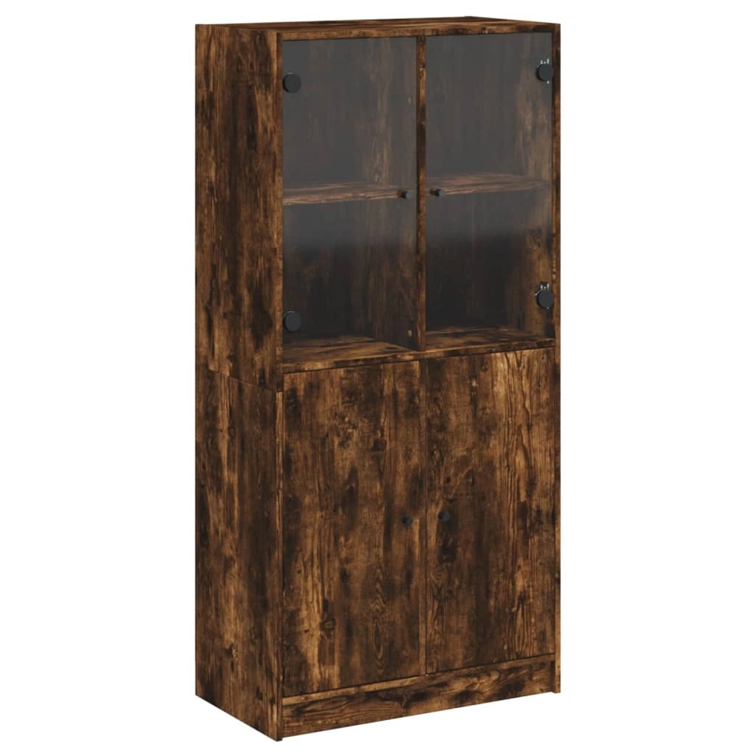 vidaXL Highboard mit Türen Räuchereiche 68x37x142 cm Holzwerkstoff 3295868 günstig online kaufen