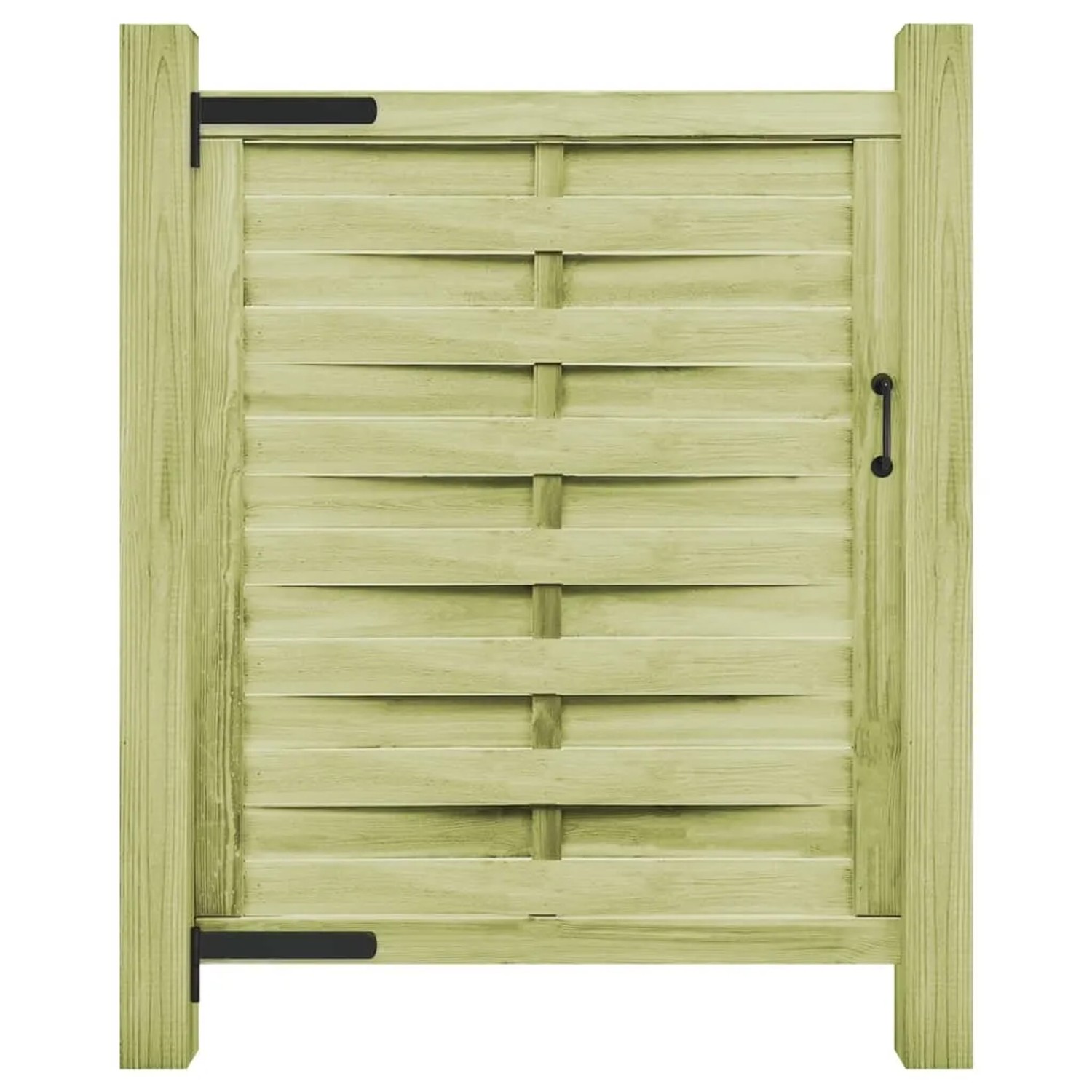 vidaXL Gartentor Imprägniertes Kiefernholz 100x125 cm Grün 45310