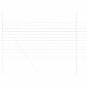 vidaXL Wildzaun Feuerverzinkt 1000 x 150 x 0,18 cm Eisen 42005799