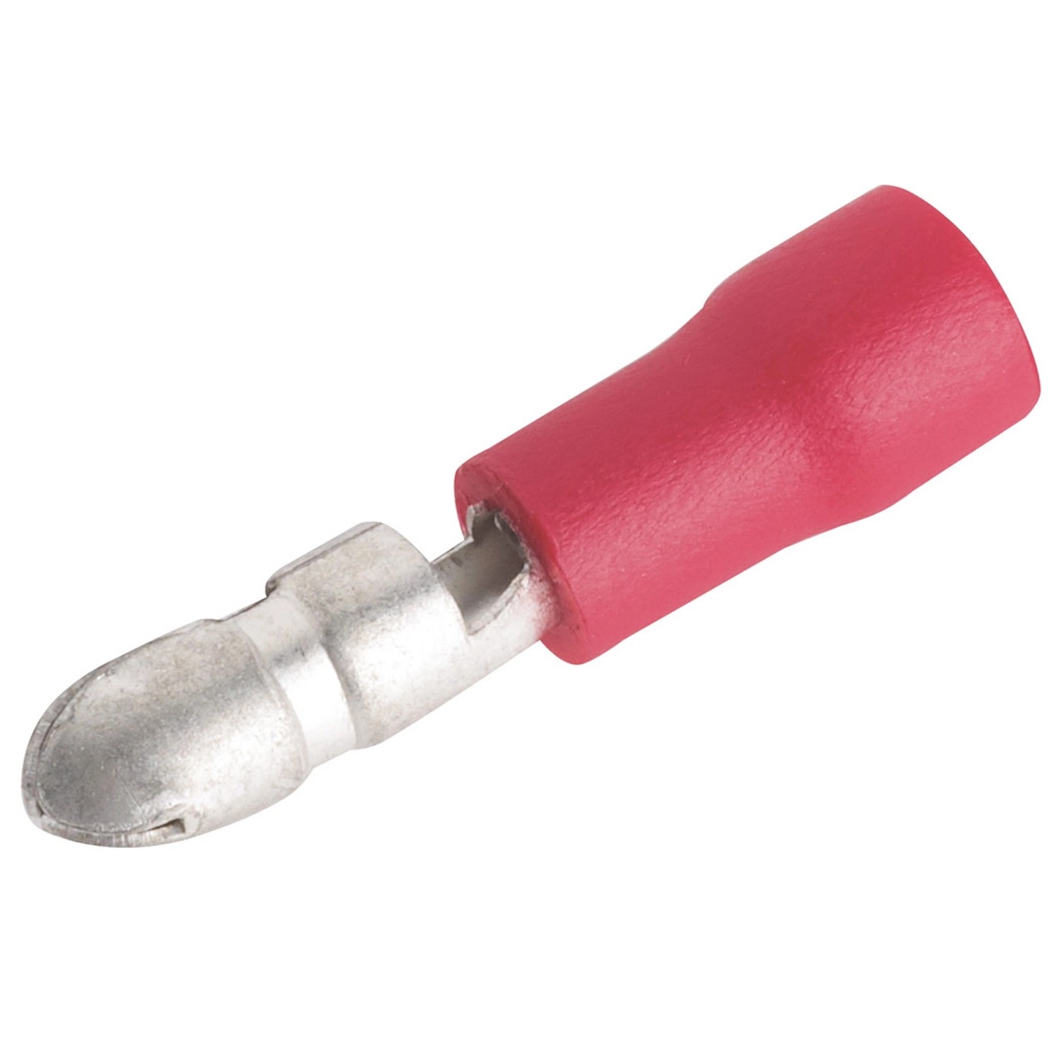 Rundstecker 0,5 mm² - 1,5 mm² Rot 10 Stück