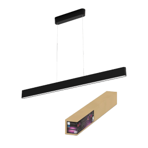 Philips Hue LED-Pendelleuchte Ensis White & Color Ambiance Schwarz