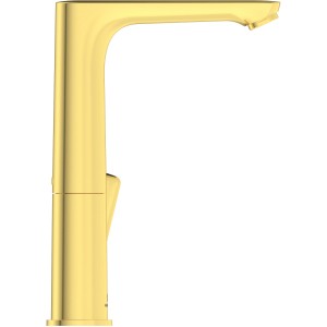 Ideal Standard Connect Air Waschtischarmatur, hoher Auslauf, gebürstetes Gold.