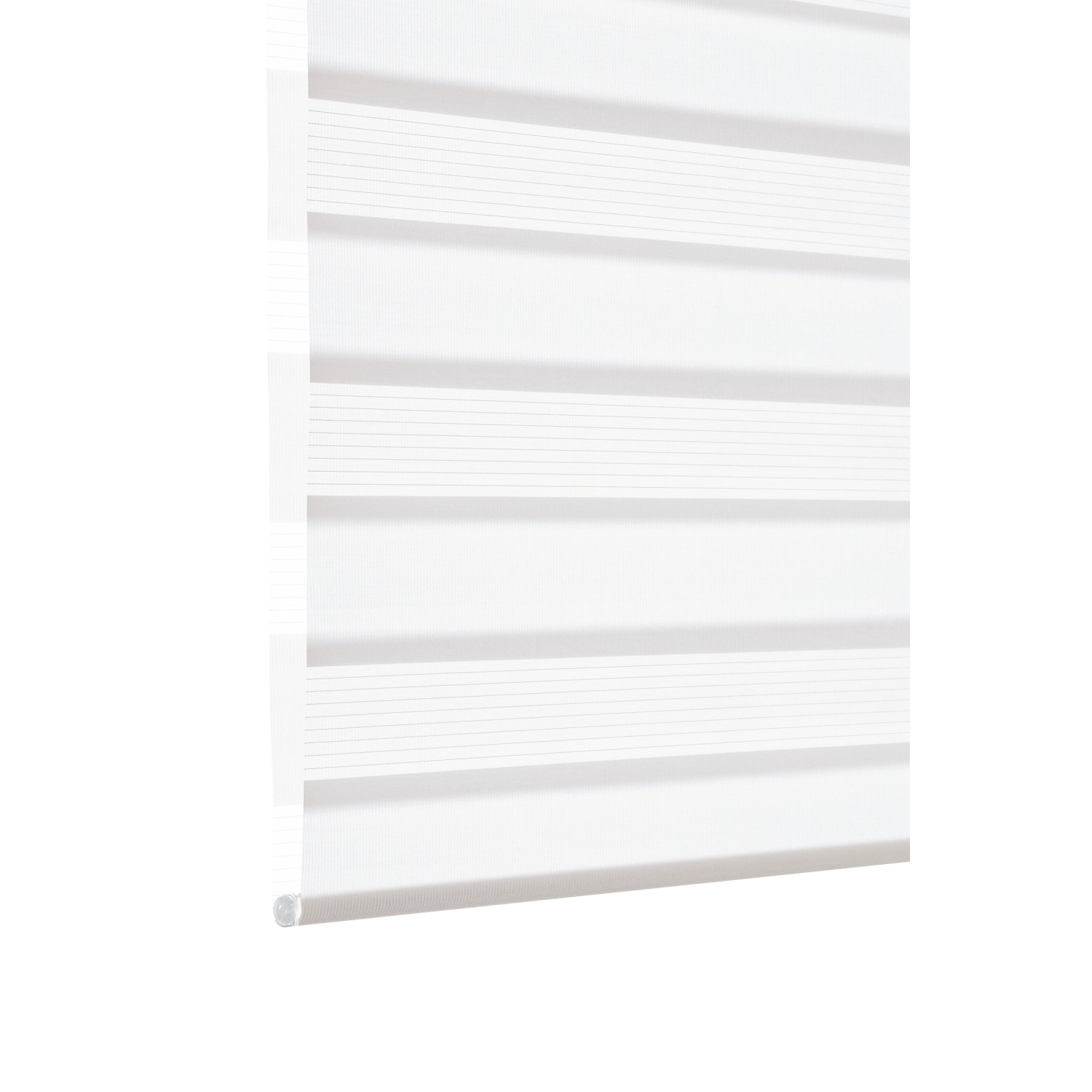 Gardinia Easyfix Doppelrollo, 90x220 cm, weiß. Lichtdurchlässiges Rollo mit Streifen.