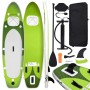 vidaXL SUP-Board-Set Aufblasbar Grün 330x76x10 cm 93387