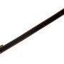 Schwarzes Heim Hundehalsband Florenz aus Leder, 25 mm breit und 50 cm lang.
