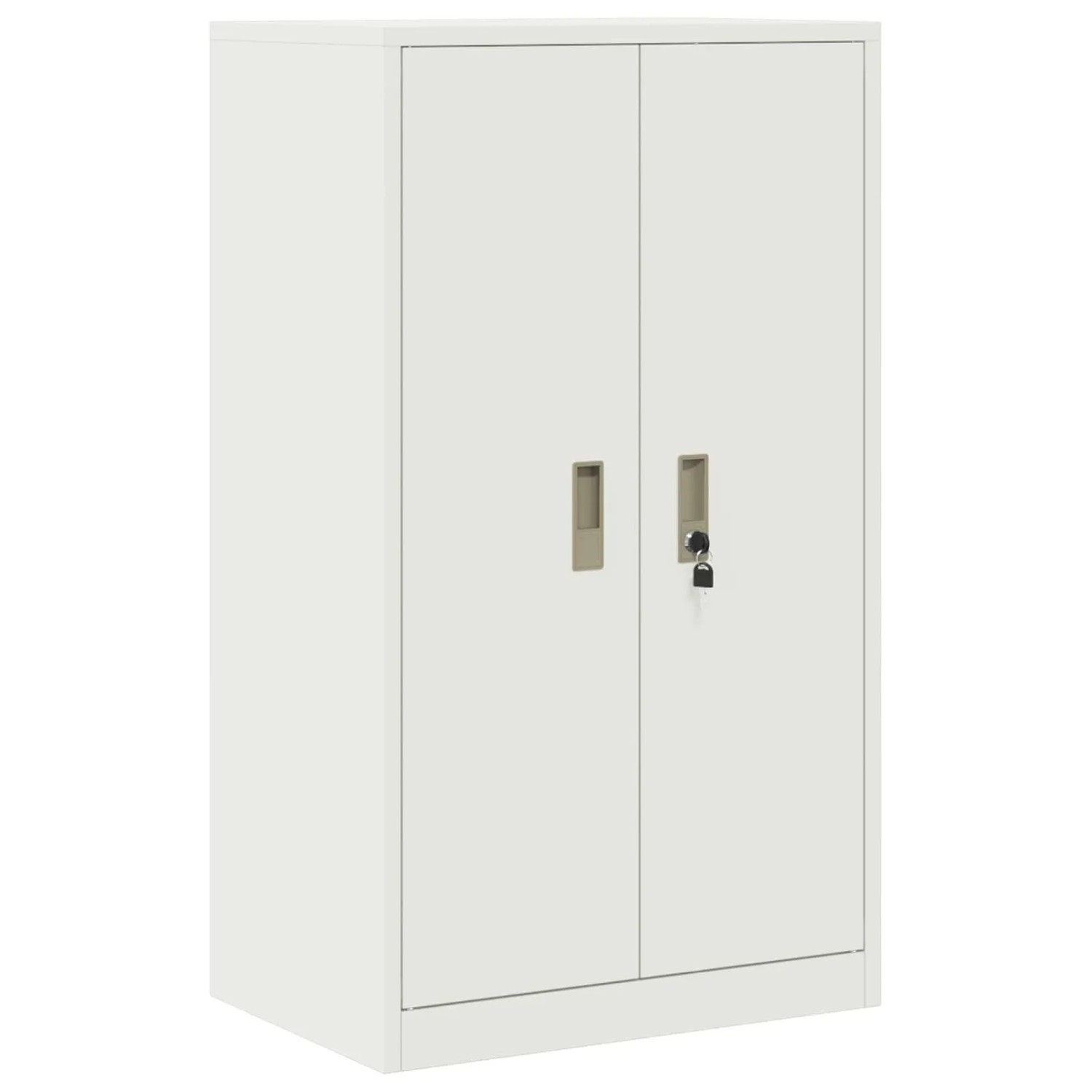 vidaXL Aufbewahrungsschrank Weiß 60 x 40 x 105 cm Stahl 891735