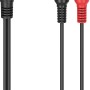 Hama Audio-Adapter: 2 Cinch-Stecker auf 3,5 mm Klinke, Stereo, 10cm, Schwarz.