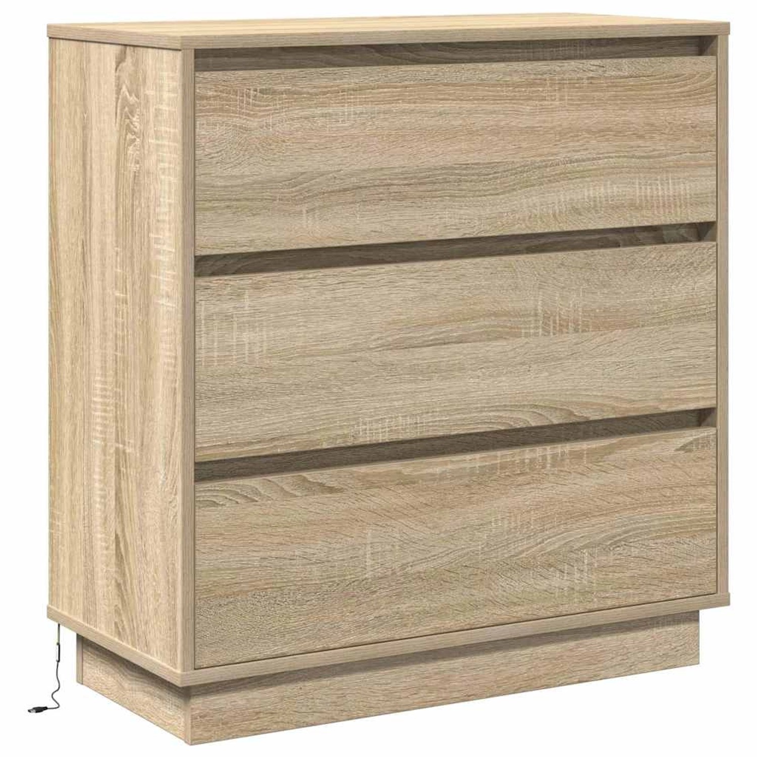 vidaXL Nachttisch mit Sonoma Eiche 71 x 34,5 x 75 cm Holzwerkstoff 869636 günstig online kaufen