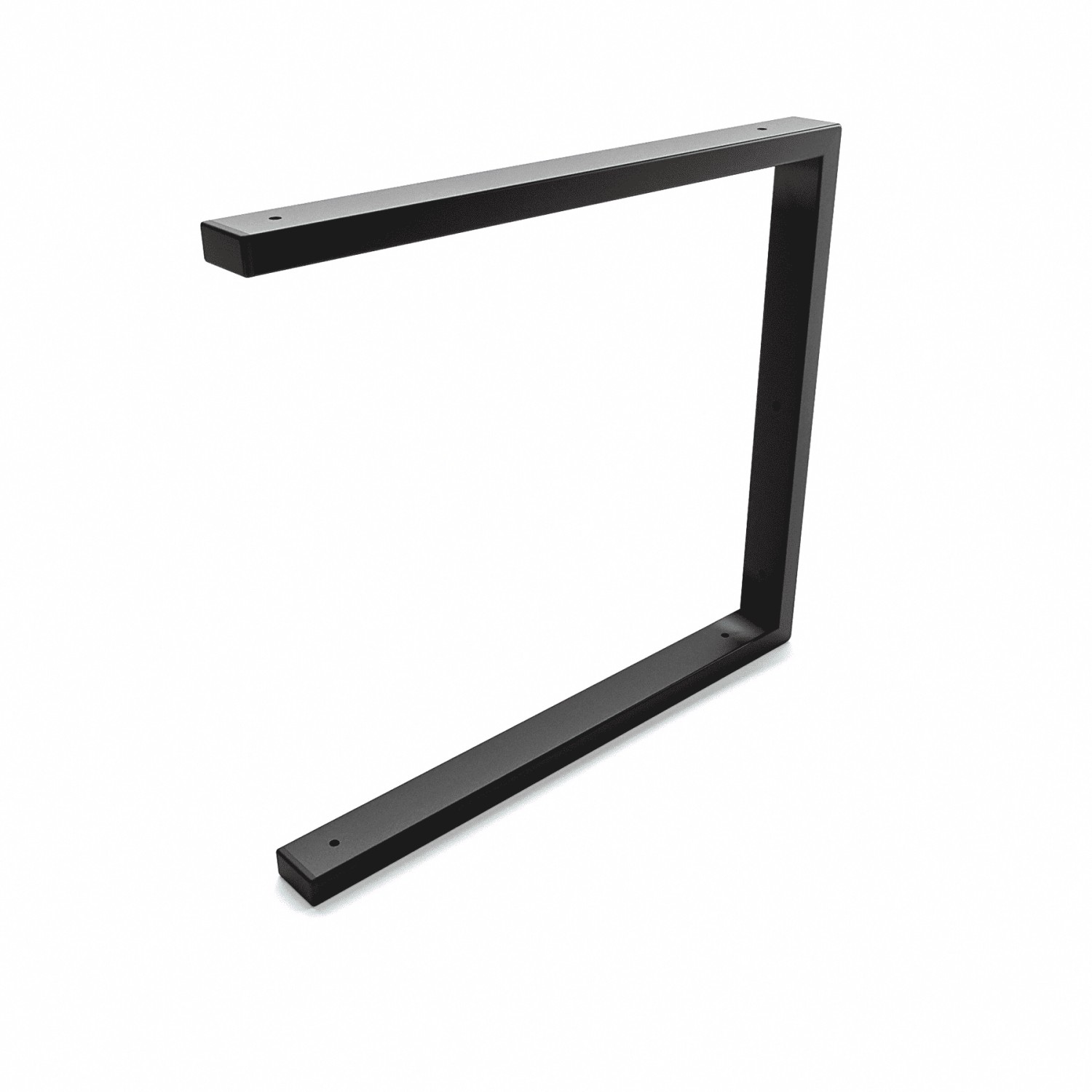 HEVVA Waschtischhalterung LAHN 45 cm Tief 1 Halter Schwarz günstig online kaufen