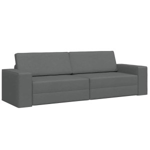 vidaXL Schlafsofa Dunkelgrau 245 x 78 x 77 cm Stoff 4106716