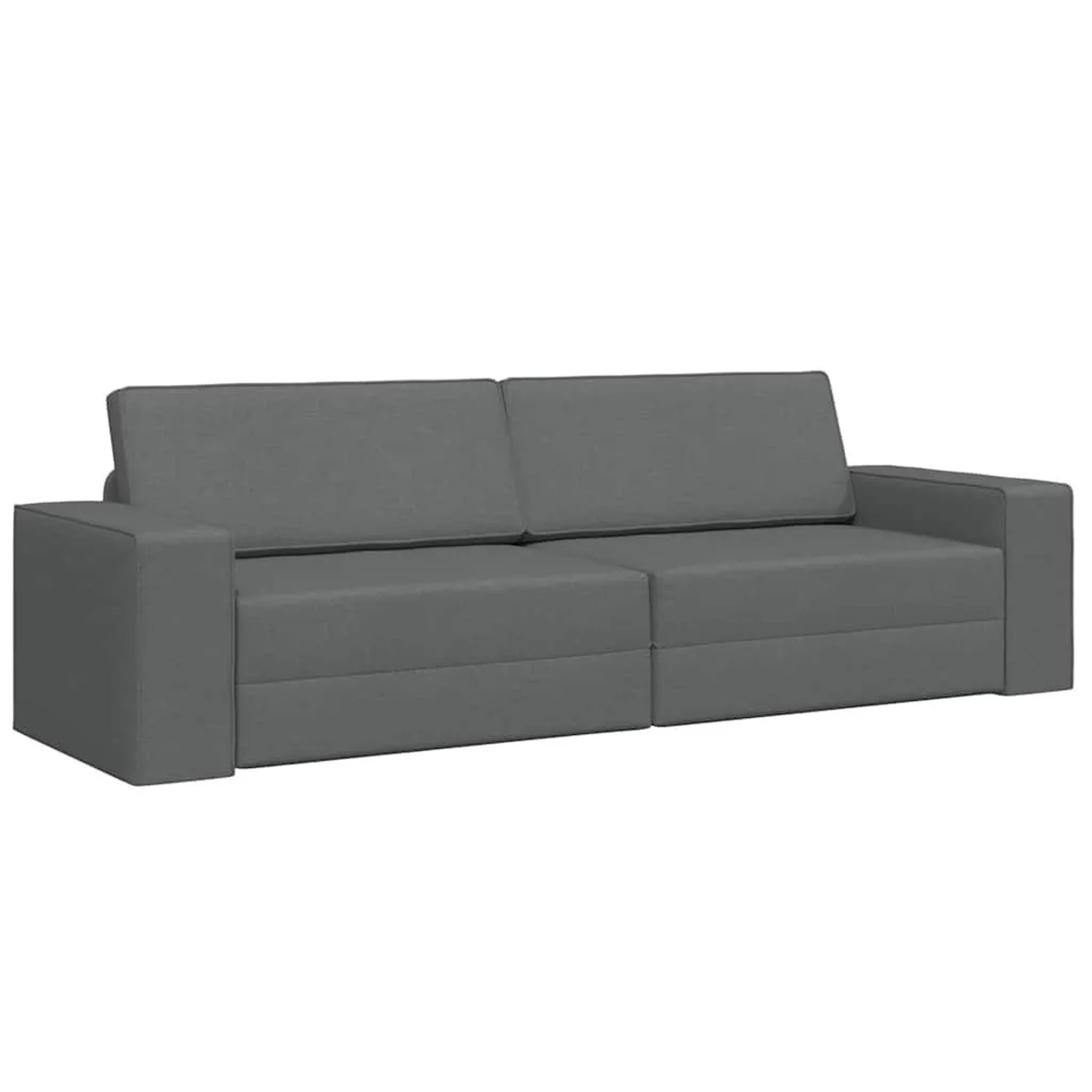 vidaXL Schlafsofa Dunkelgrau 245 x 78 x 77 cm Stoff 4106716 günstig online kaufen