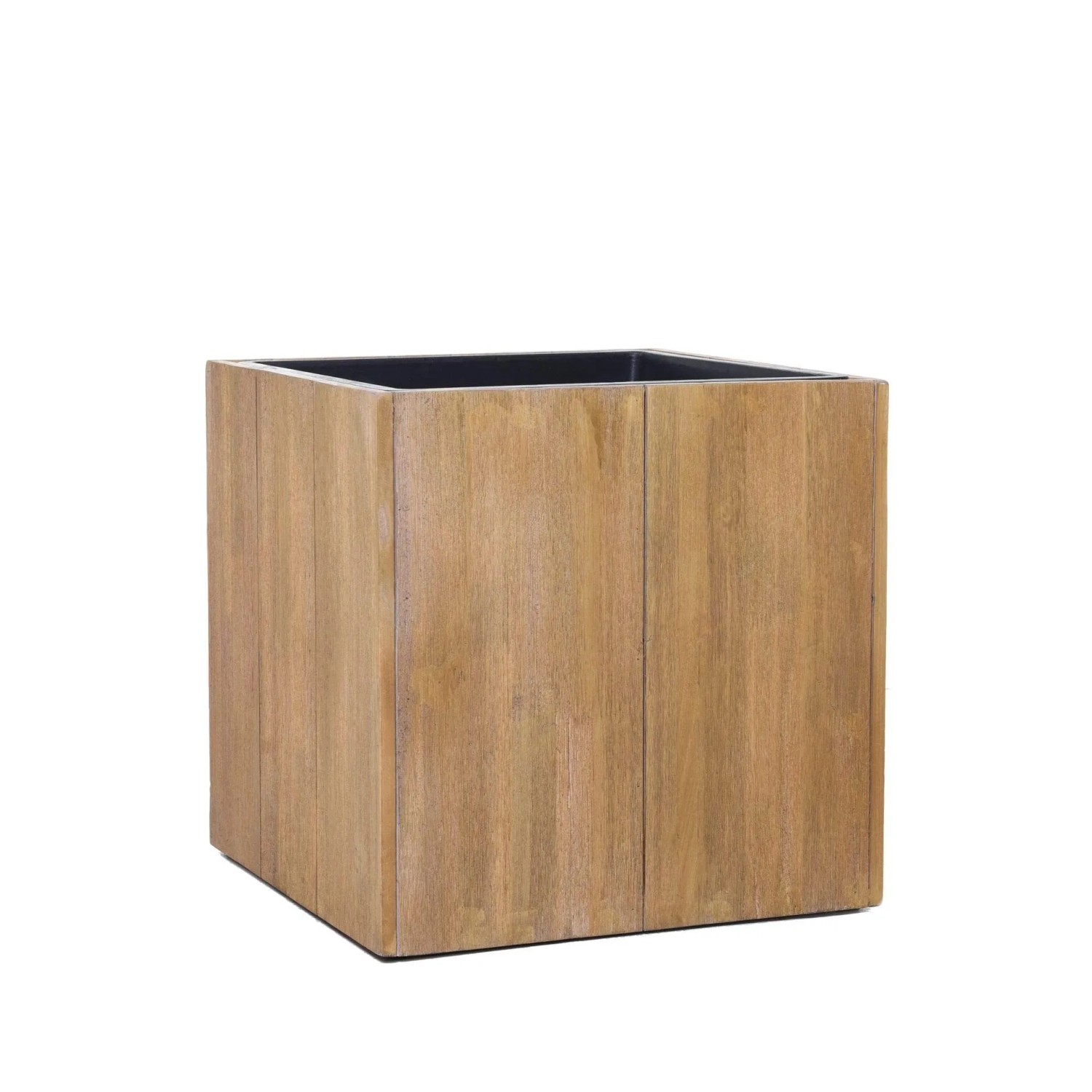 Vivanno Pflanzkübel Block 43 cm x 43 cm x 43 cm Antikbraun
