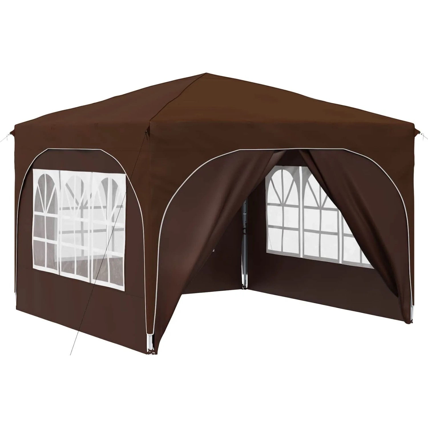 vidaXL Pop-Up Partyzelt 290 x 290 x 245 cm Braun 42019874