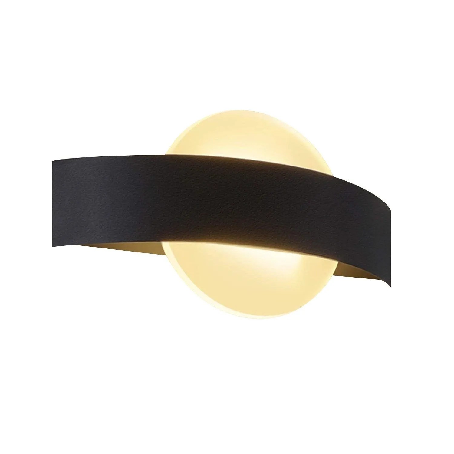 NETTLIFE LED Deckenleuchte aus Acryl L24cm Schwarz