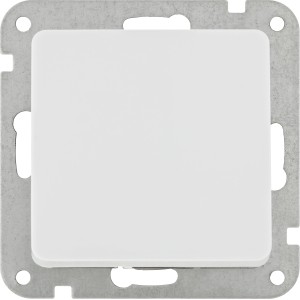 OBI Aus-/Wechselschalter Penelope, polarweiß, für Feuchtraum-Schalterprogramme.