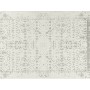 Grauer Wenko Badteppich Ururi, 60x100 cm, mit Vintage-Muster. Badteppich für Badezimmer.