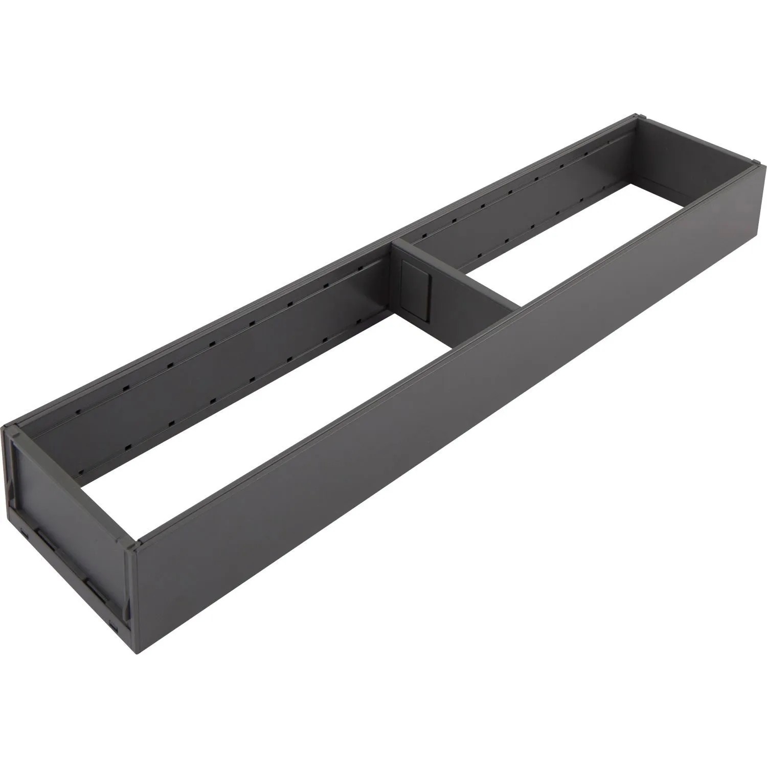 Blum Ambia-Line Schubkastenrahmen Schmal mit Trenner 472x100x50 mm Schubladeneinsatz Oriongrau