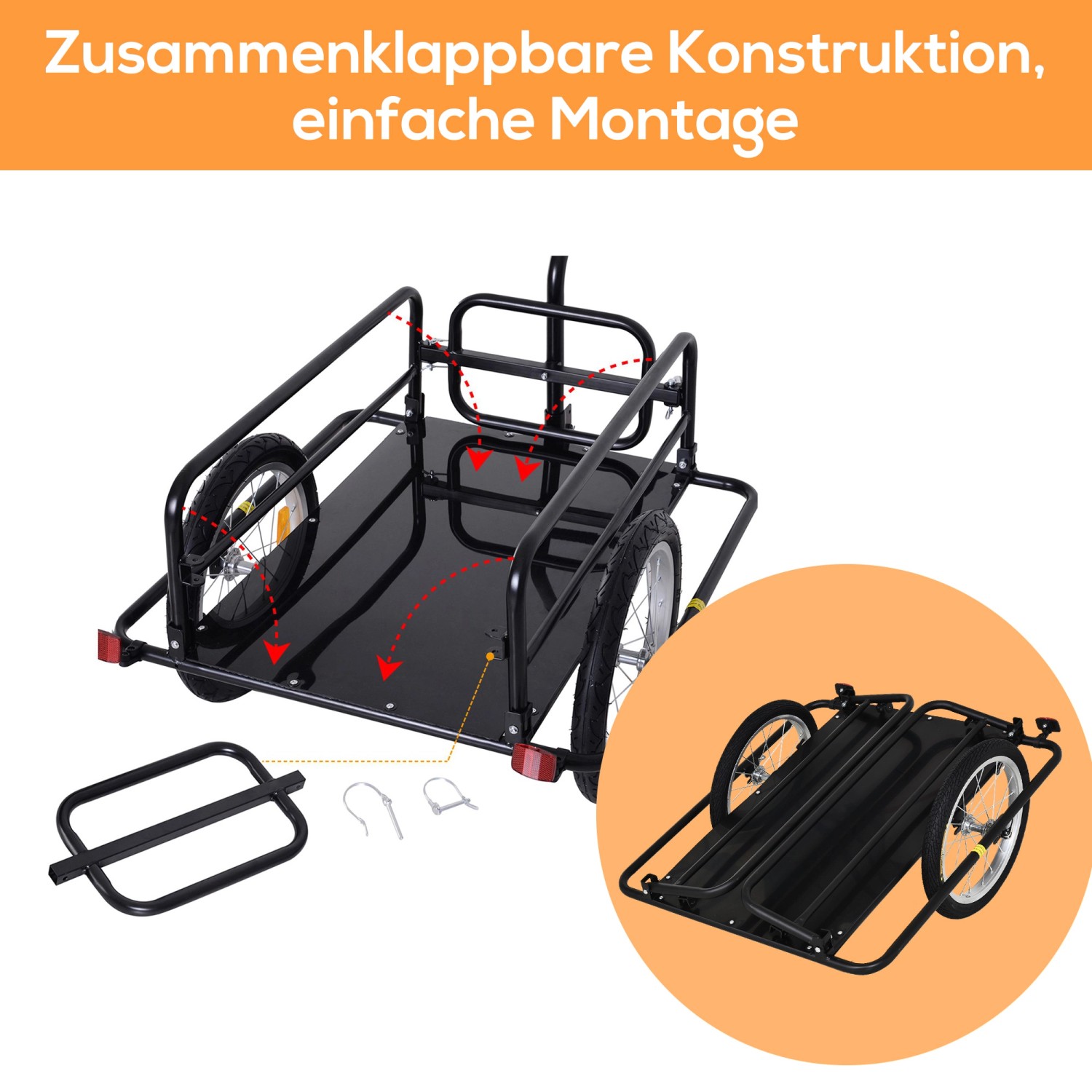 Toddmomy Fahrradanhänger Connector - Universal Kupplung 11cm, Für Kinder- & Transportanhänger