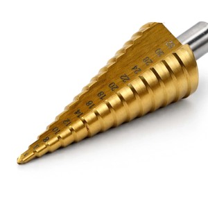 Wiltec Hss Stufenbohrer Titanbeschichtet 4-32Mm Kegelbohrer Konusbohrer Metall