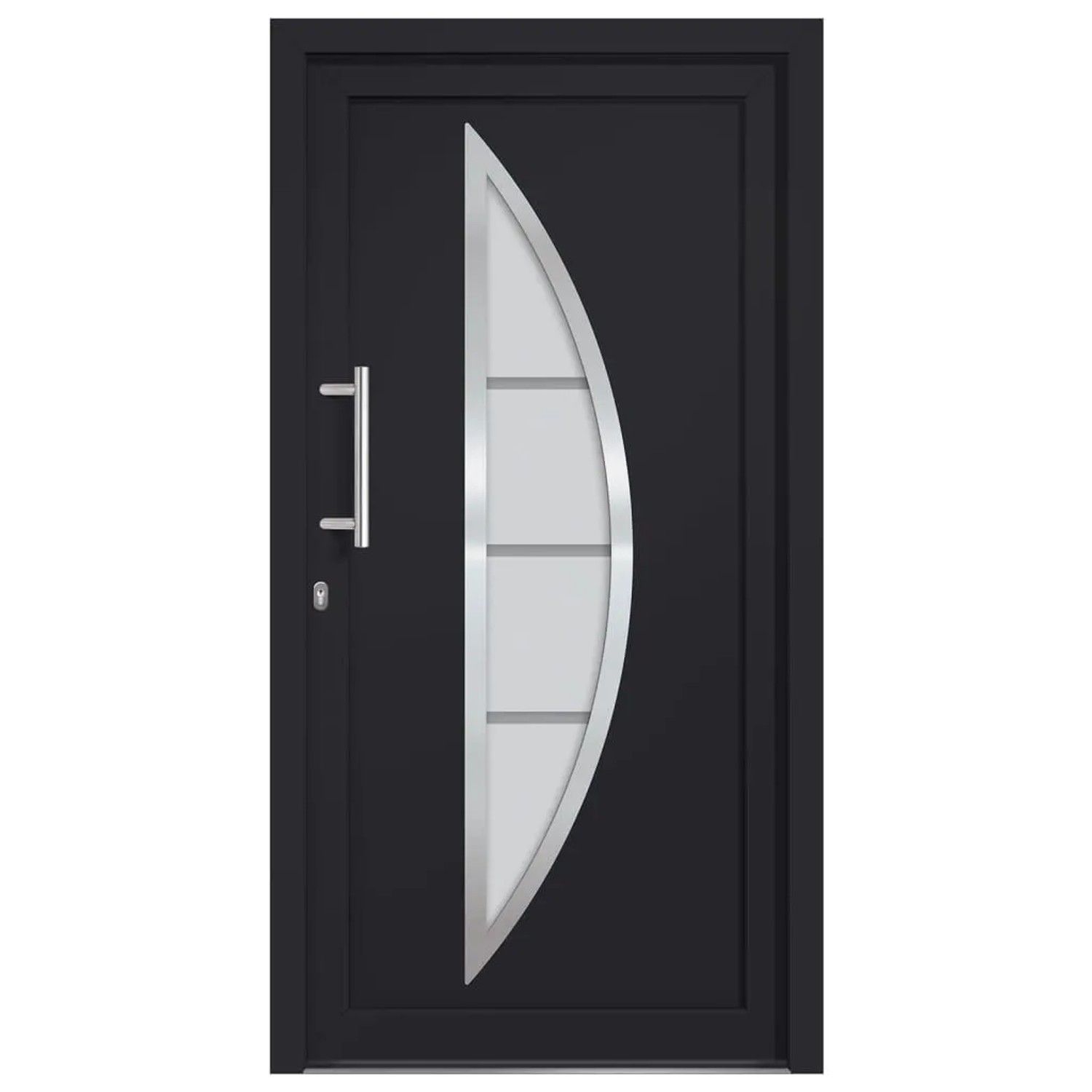 vidaXL Haustür Anthrazit 98x208 cm 279214