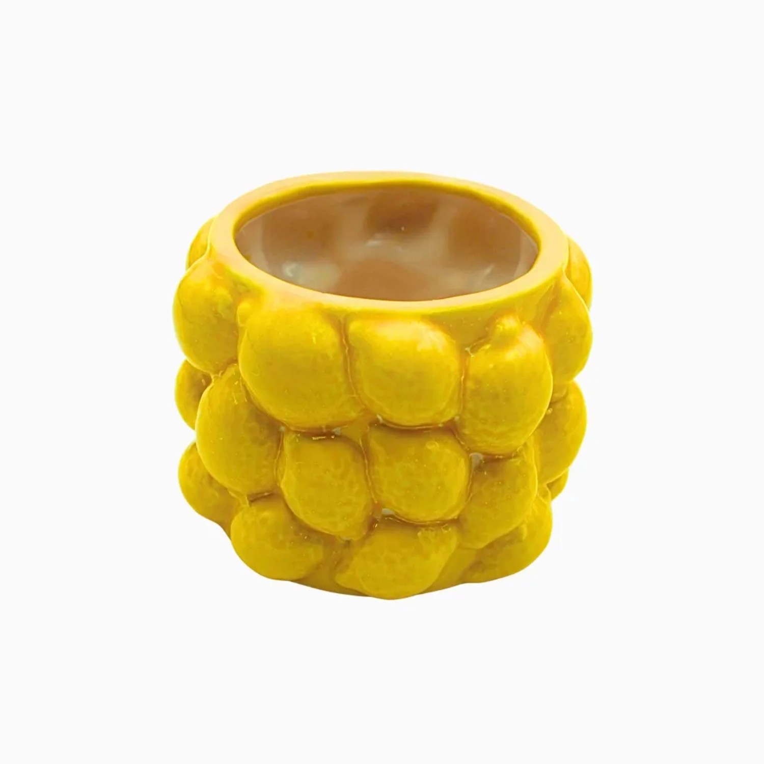 Dekohelden24 Blumentopf Pflanzkübel Pflanzgefäß Blumenkübel Pflanztopf Zitronentopf Orchideenübertopf Übertopf aus Keramik L/B/H 10 x 10 x 8 cm