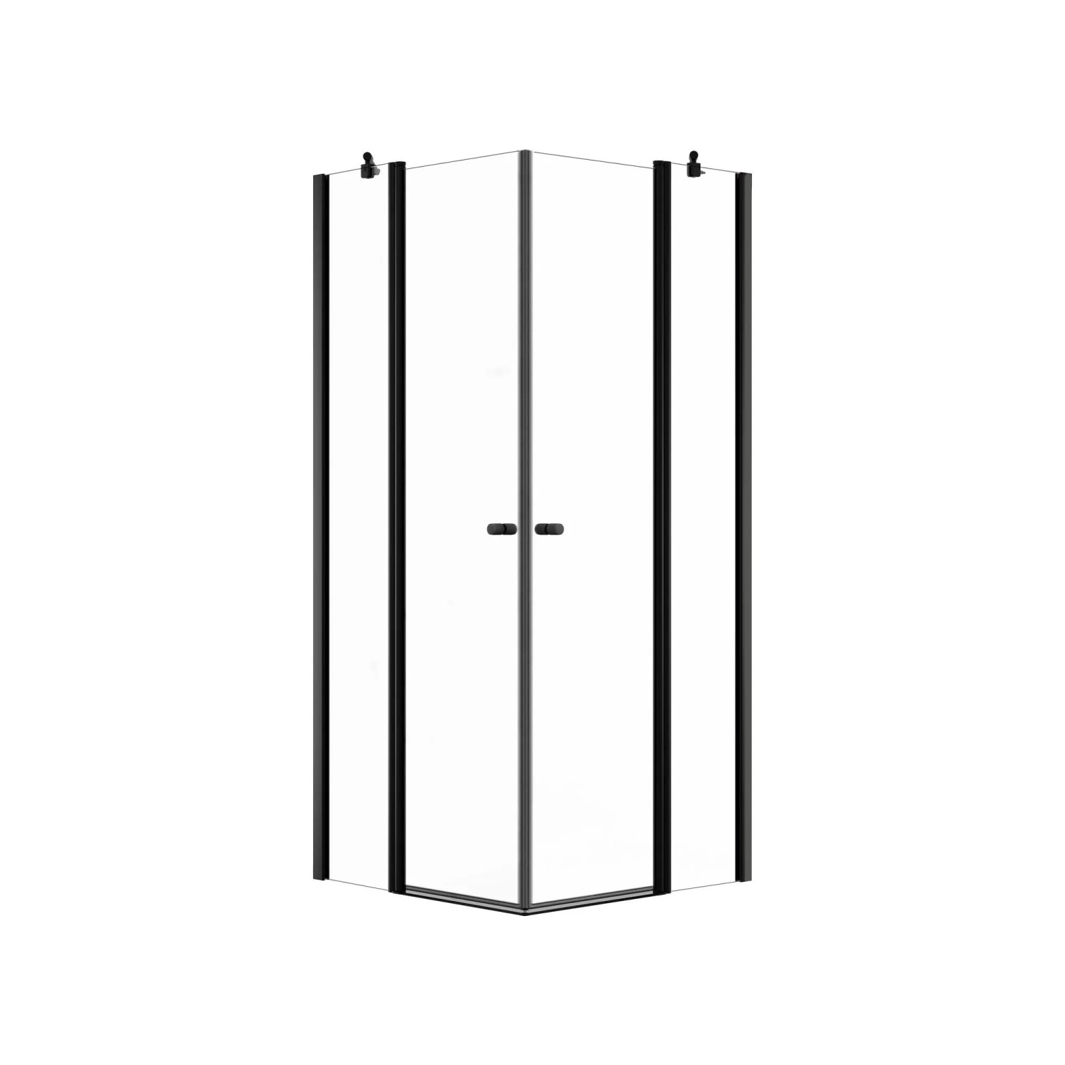 Schöner Wohnen Eckeinstieg Gretia 90 cm x 200 cm Mattschwarz