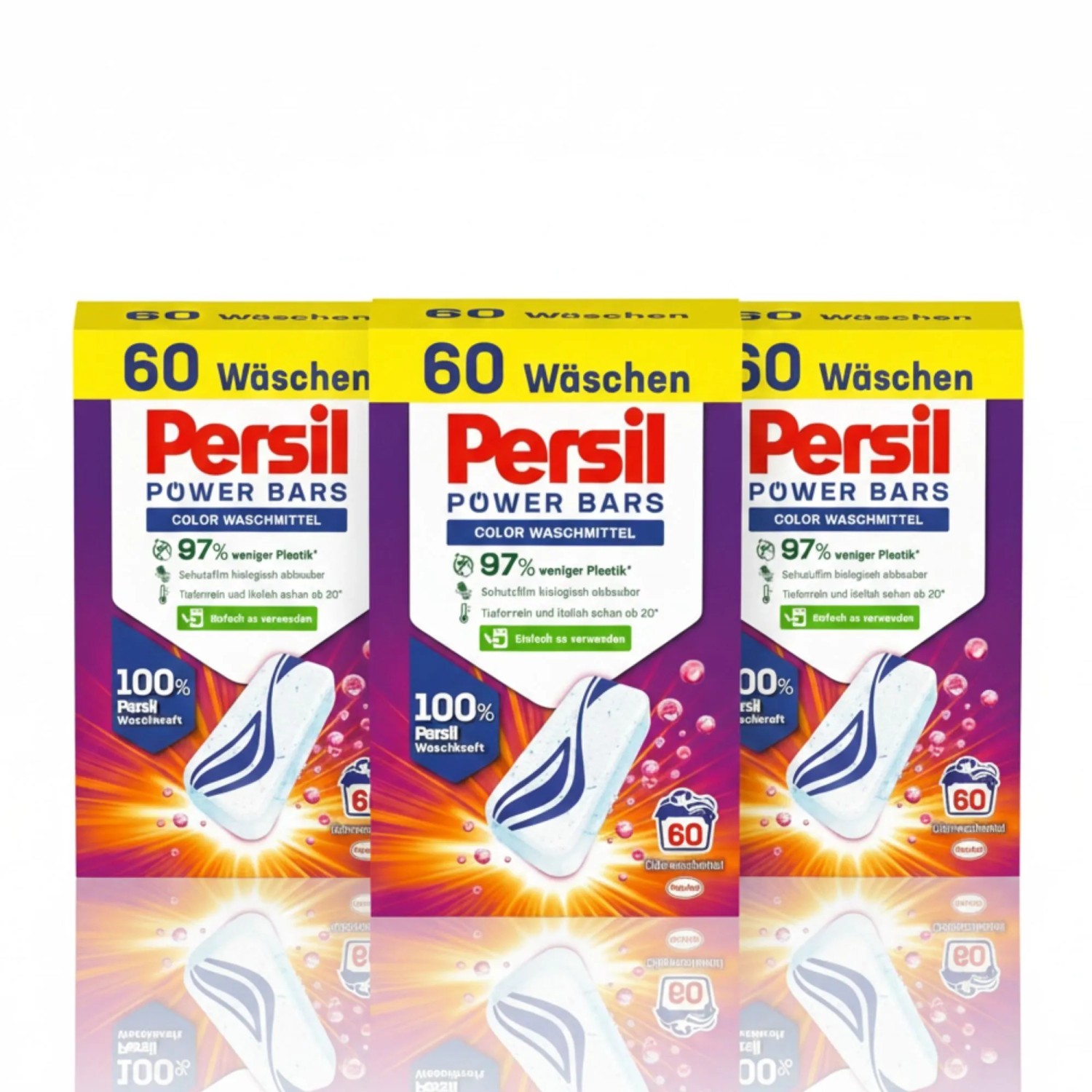 Persil Power Bars Color Waschmittel 180 Waschladungen Dosiertes Vollwaschmittel