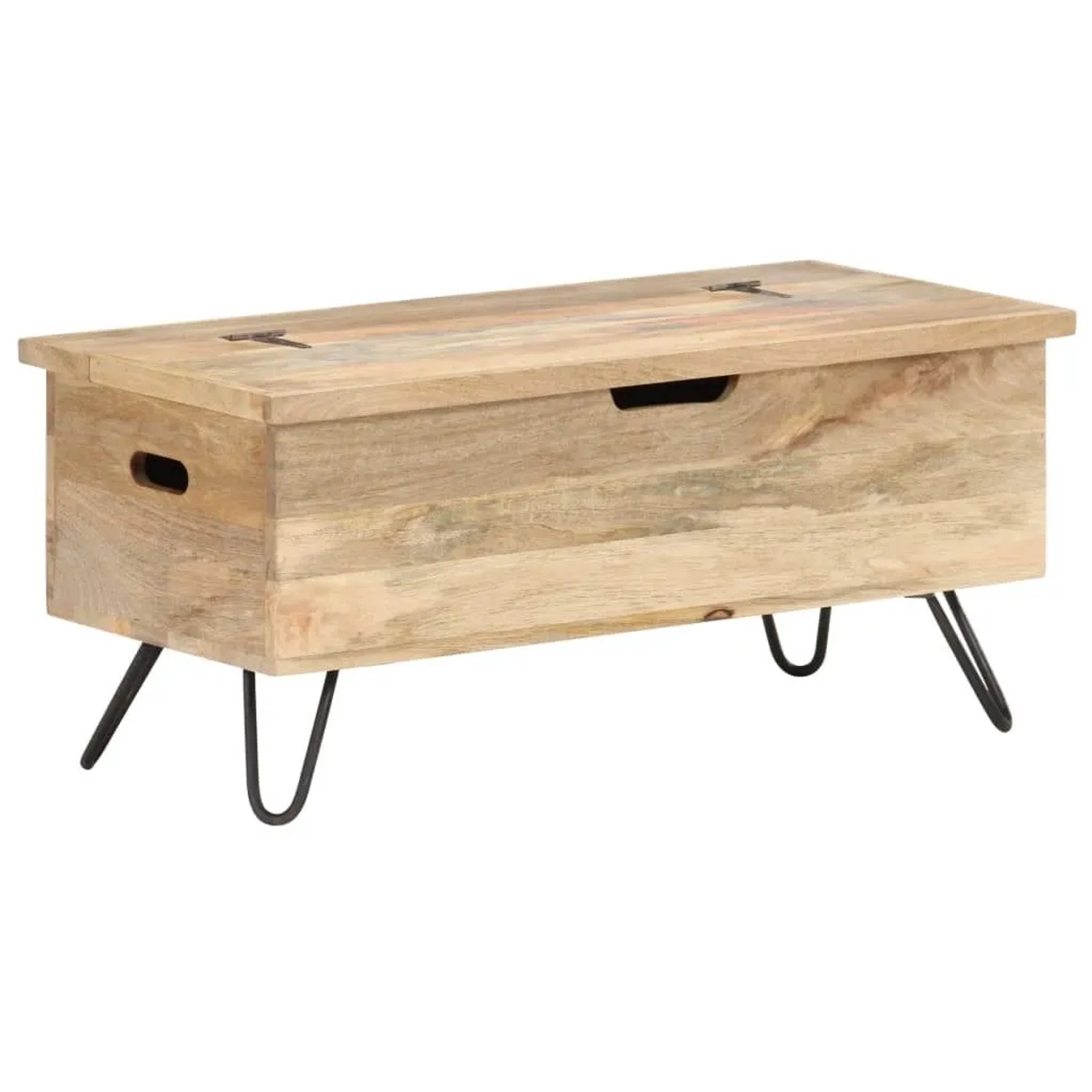 vidaXL Truhe 90x40x45 cm Mango Massivholz 289635