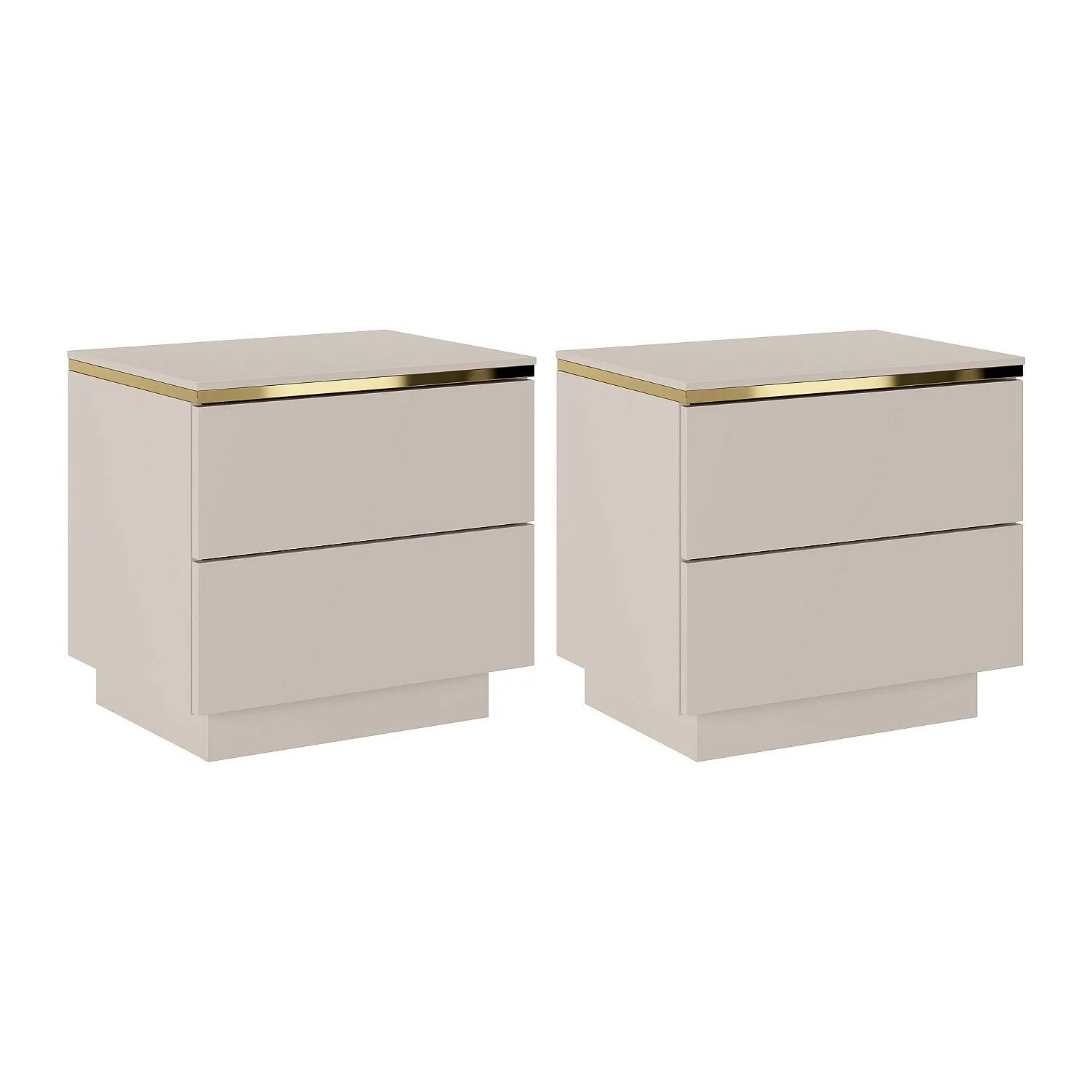 Vente-unique Nachttisch Vukia Beige 50 cm
