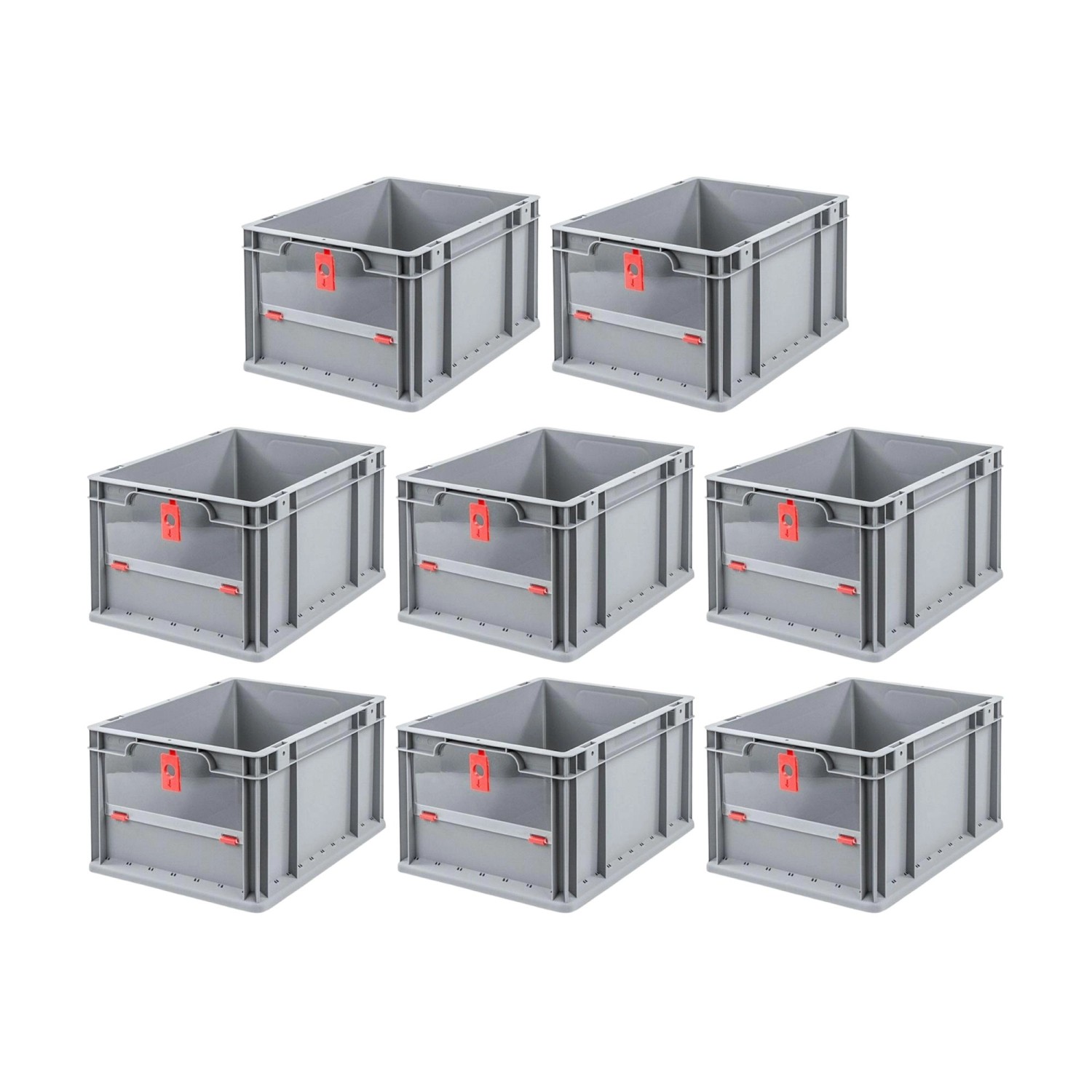 PROREGAL SuperSparSet 8x Eurobox NextGen Insight Cover HxBxT 22 x 30 x 40 2 günstig online kaufen