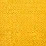Nahaufnahme des gelben vidaXL Sonnensegels aus HDPE-Gewebe. Zeigt die feine Textur des UV-schützenden Materials.