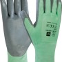 LUX Tankhandschuhe Größe 10, Arbeitshandschuhe mit Nitrilbeschichtung, grau/grün.