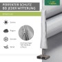 Mehr Garten Schutzhülle für Sonnenschirm, wasserdicht, UV-beständig, atmungsaktiv, mit YKK Reißverschluss.