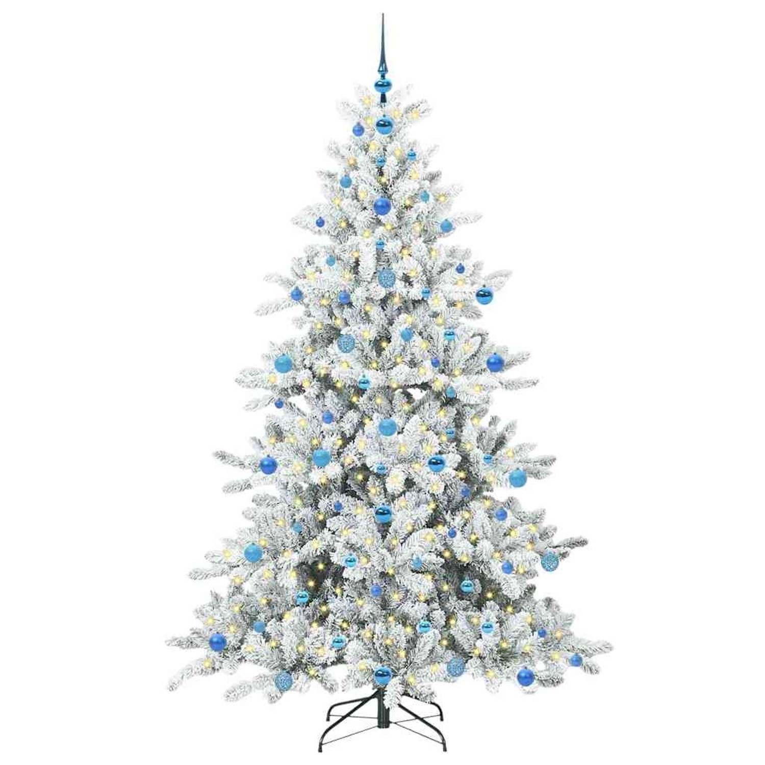 Thumbnail - vidaXL Künstlicher Klappbarer Weihnachtsbaum mit 300 LEDs 210 cm PVC 3397738