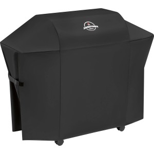 Schwarze Jamestown Wetterschutzhülle für Kane 4 Brenner Gasgrill.