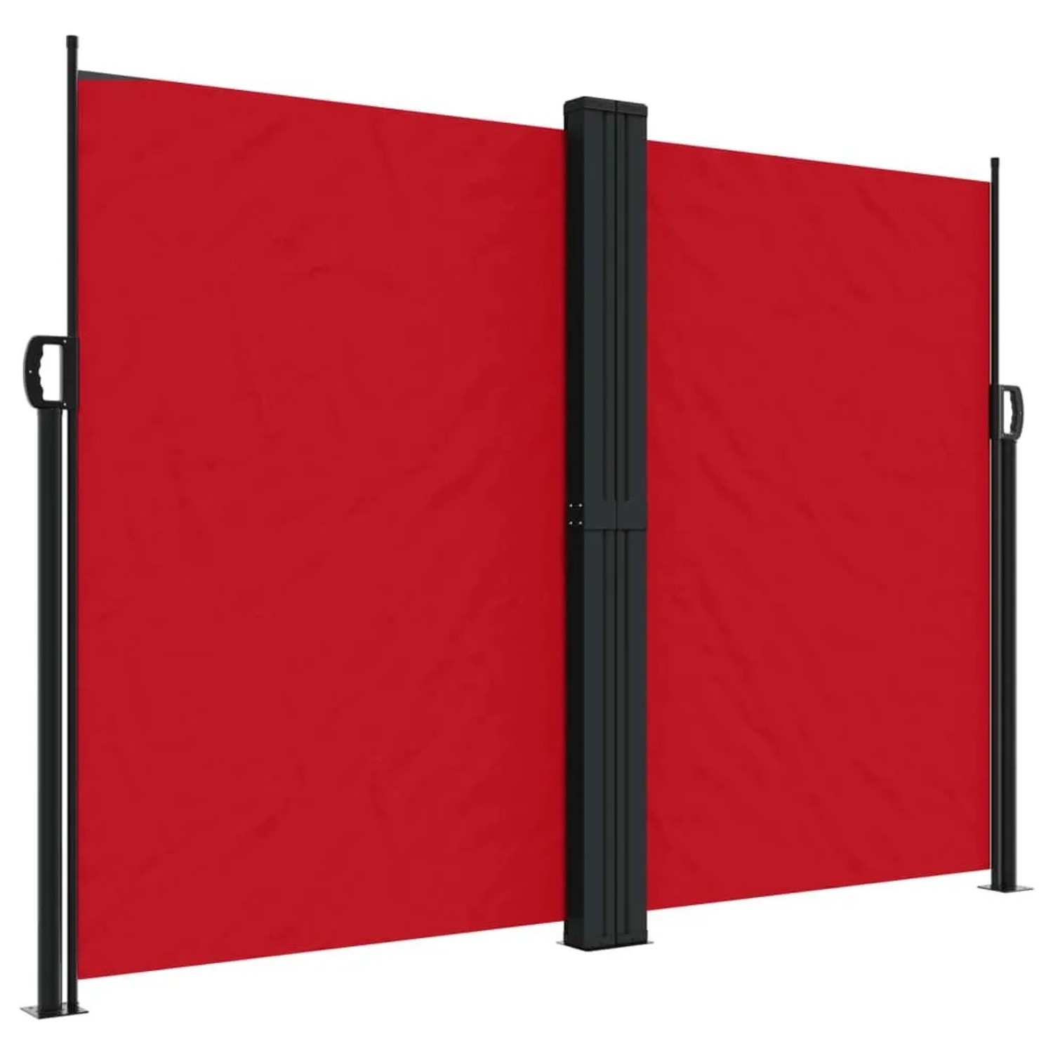 vidaXL Seitenmarkise Ausziehbar Rot 180x1000 cm 4004747