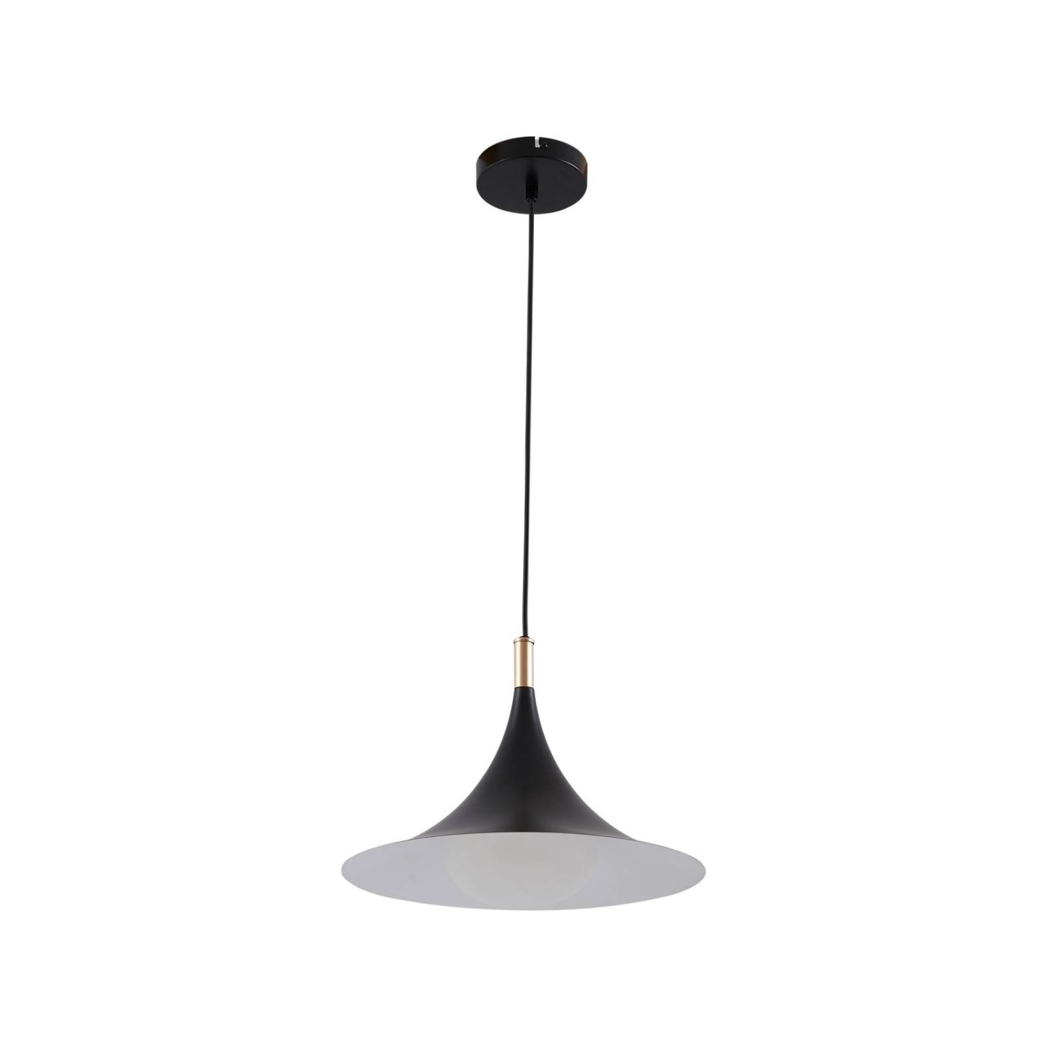 Lindby Pendelleuchte Jarl 10030577 Modern in Schwarz aus Metall 1-flammig G günstig online kaufen