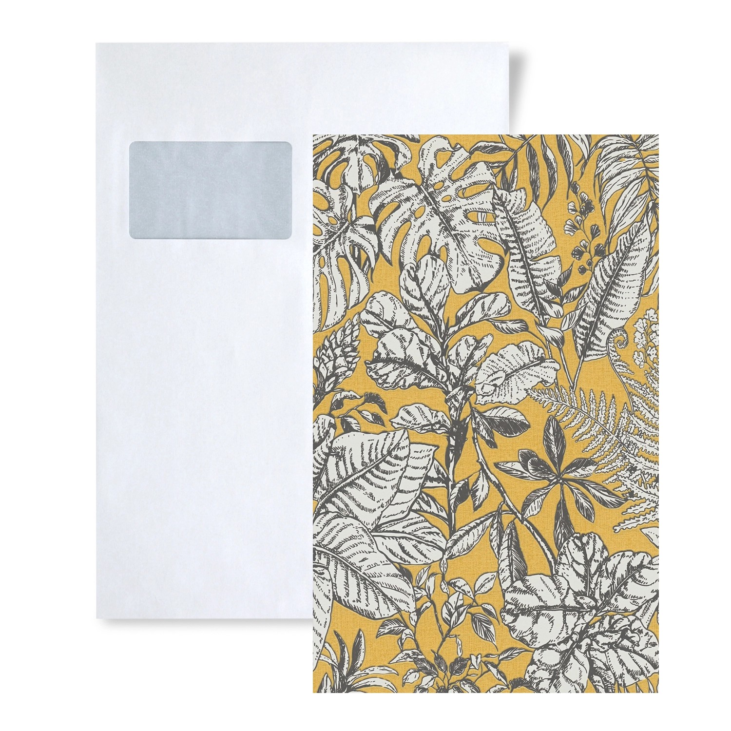 PROFHOME 1 MUSTERSTÜCK S-375203-GU DIN A4 MUSTER der Floral Tapete günstig online kaufen
