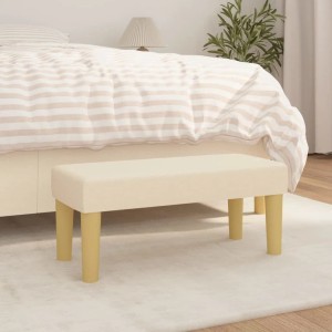 vidaXL Sitzbank Creme 70x30x30 cm Stoff 346629