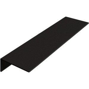 Schulte Duschablage zum Kleben, mattschwarz, Größe M aus Aluminium.