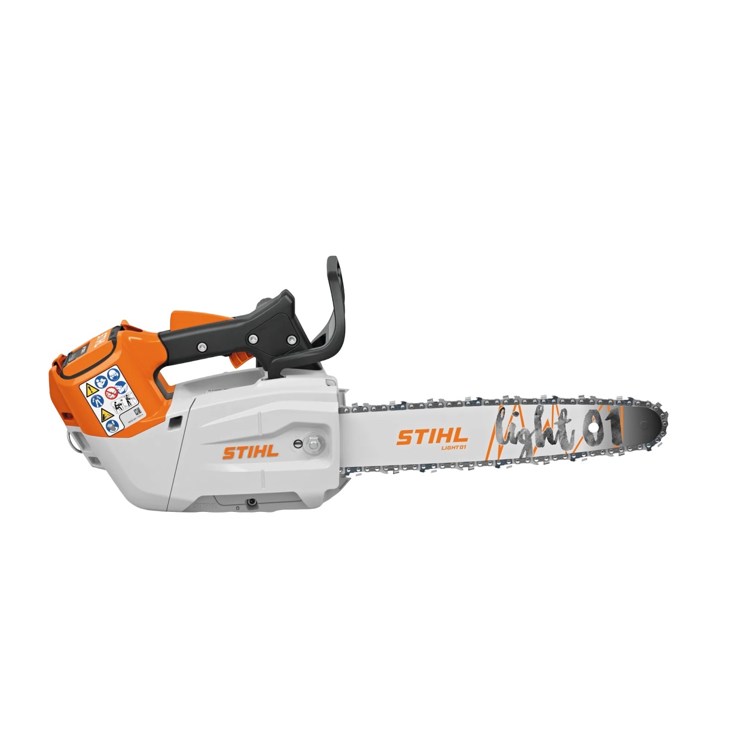 Stihl Akku-Motorsäge MSA 190 T ohne Akku und Ladegerät Orange-Grau