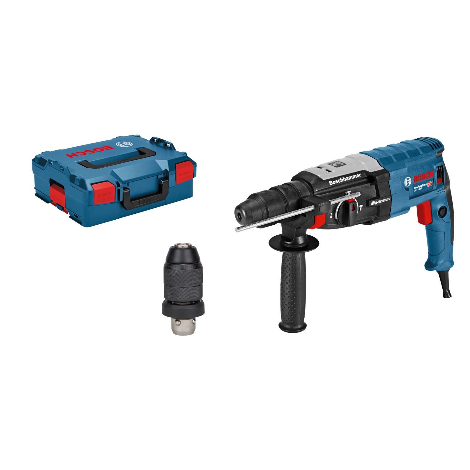 Bosch Professional Bohrhammer GBH 2-28 F 880 W inkl. Tiefenanschlag in L-Boxx