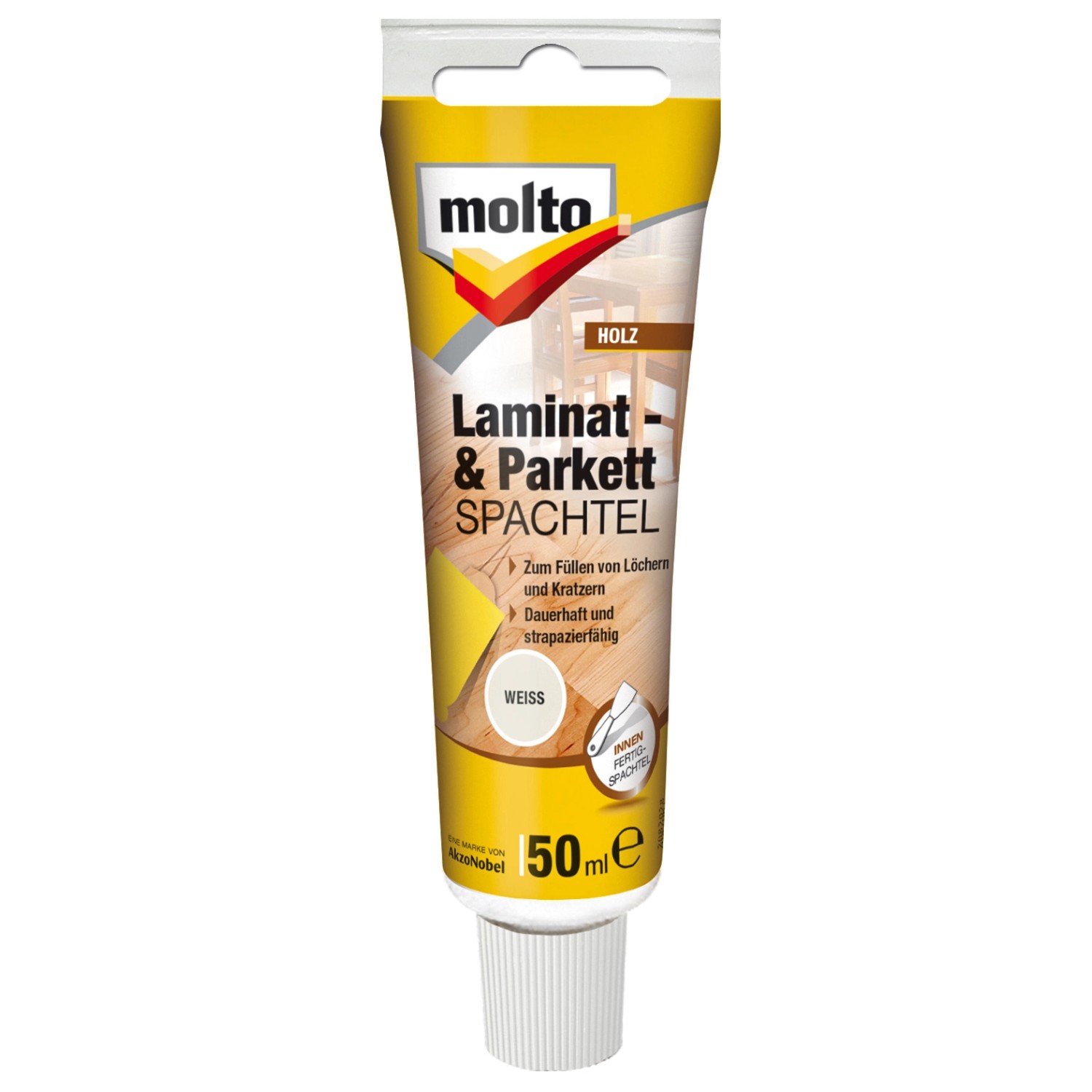 Molto Laminat- & Parkettspachtel Weiß 50 ml günstig online kaufen